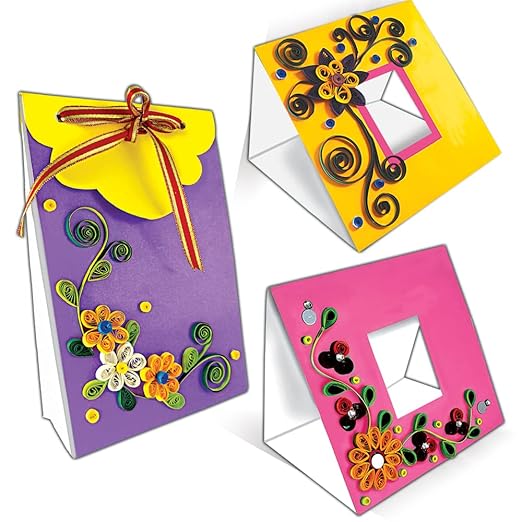 Toykraft: Quilled Creations - Paper Quilling Craft kit for 7 Year olds