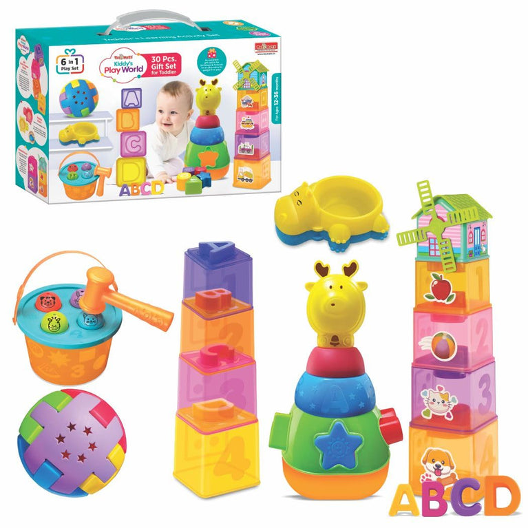 Toy for Babies - toymate windmill stacking blocks