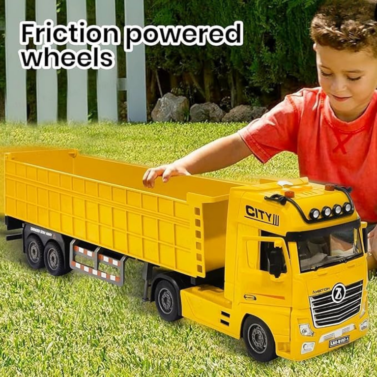 Nino's Big Dump Truck Toy with Lights & Sound