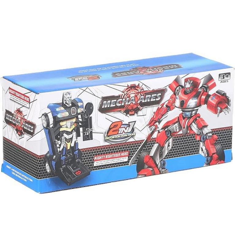 Nino's Mecha ARES 2-in-1 Robot & Car Toy with Lights & Music