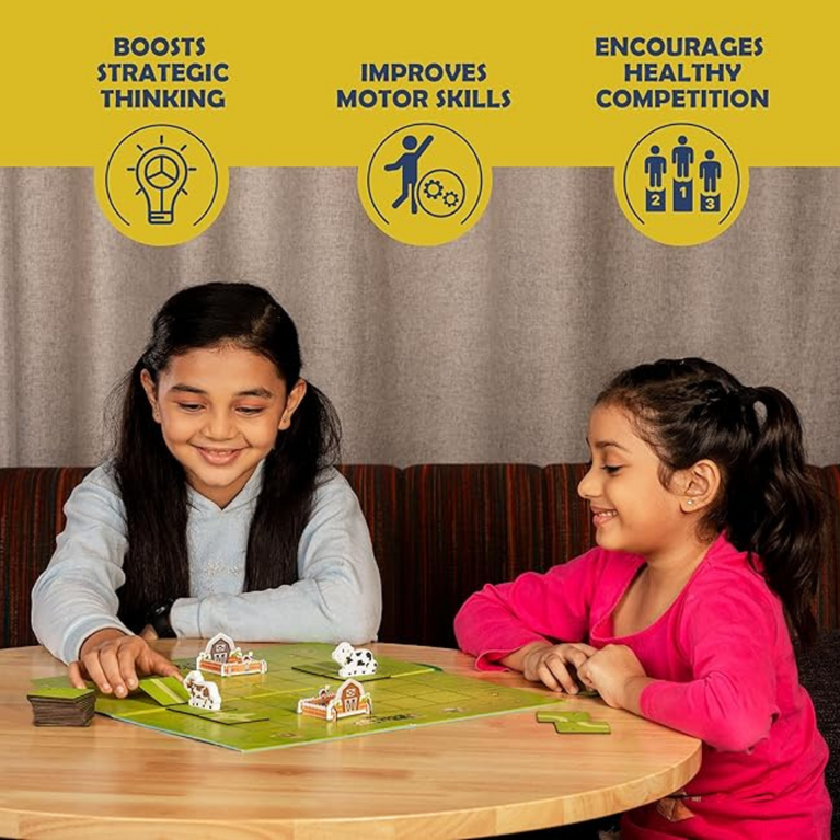 WinMagic Games – Can You Bring The Cow Home? Problem Solving & Strategy Board Game for Kids & Families