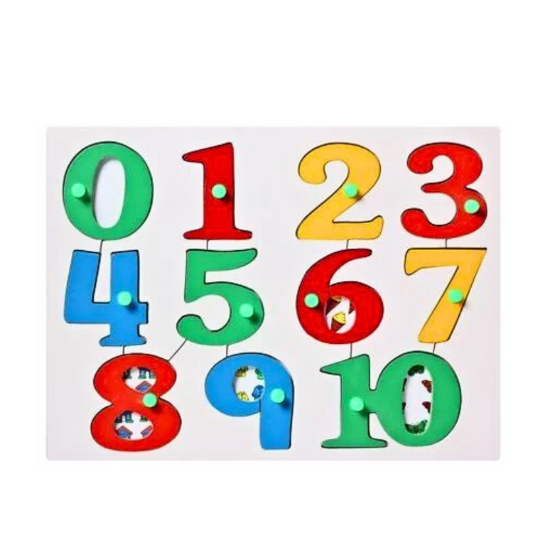 Little Genius-Number Picture Tray with Knob