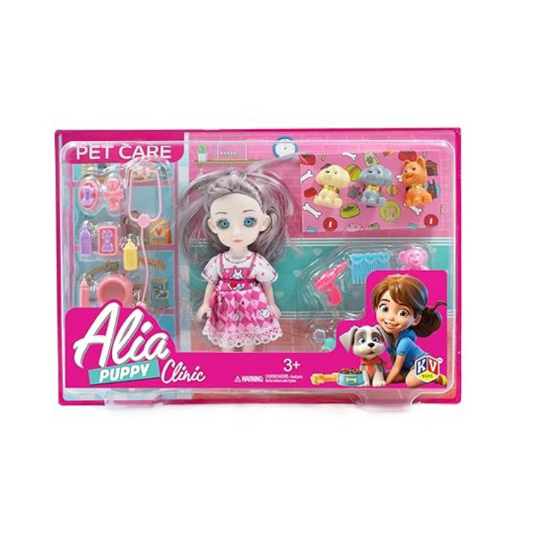 Alia Puppy Clinic Doll Set