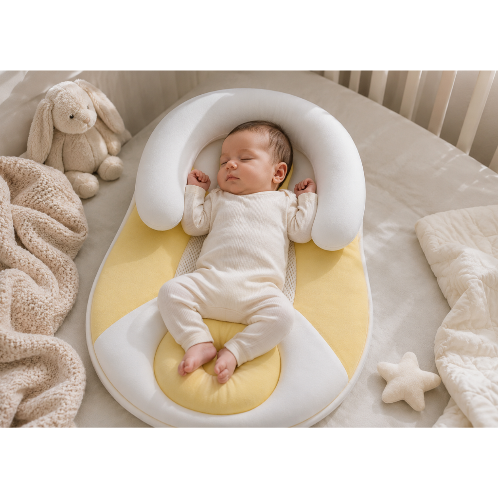Ninos Premium Cosy Baby Lounger Bed for Newborn Comfort and Daily Relaxation