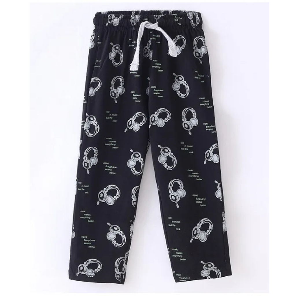 Doreme - Single Jersey Full Length Track Pant with Camping Theme