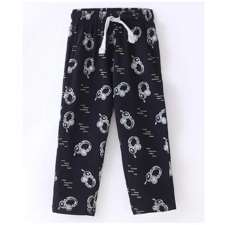Doreme - Single Jersey Full Length Track Pant with Camping Theme