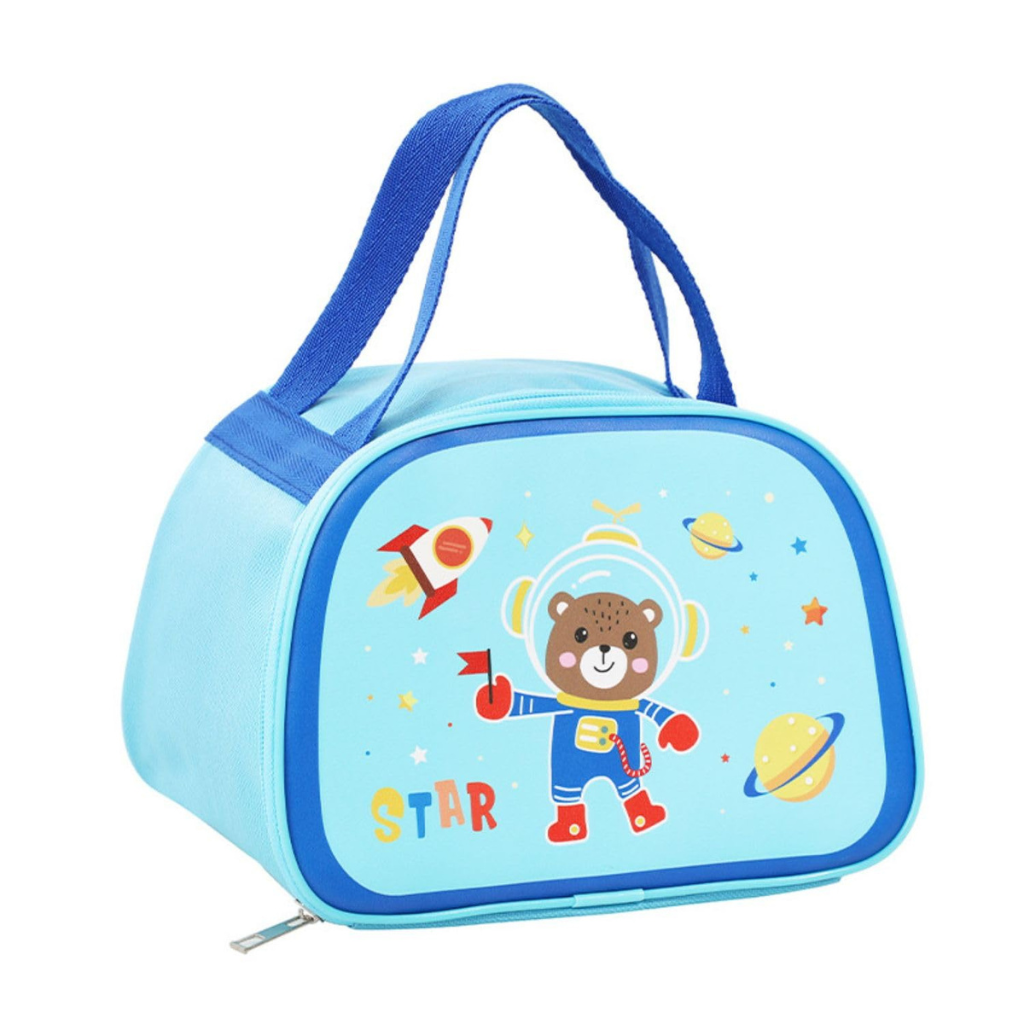 Kids Cartoon Insulated Tiffin Bag for School ,Multi-Purpose Travel Lunch Box