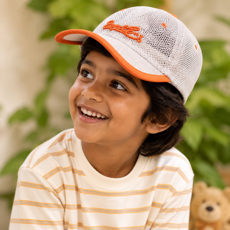 Kids Breathable Mesh Baseball Cap – Lightweight Summer Snapback Hat for Boys & Girls