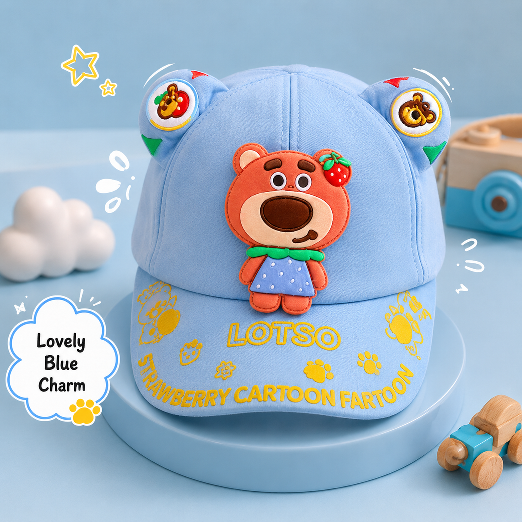 Ninos- Lotso Strawberry Bear Fancy Kids Cap