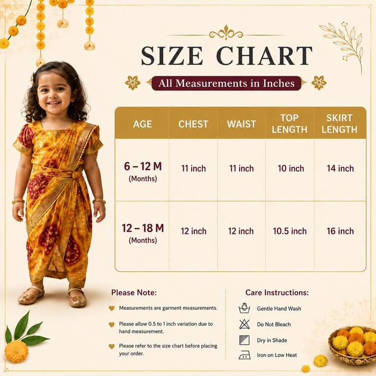 Yellow Bandhani Ethnic Outfit | Festive Traditional Wear Radha Dess
