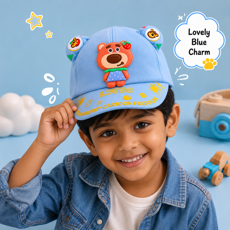 Ninos- Lotso Strawberry Bear Fancy Kids Cap