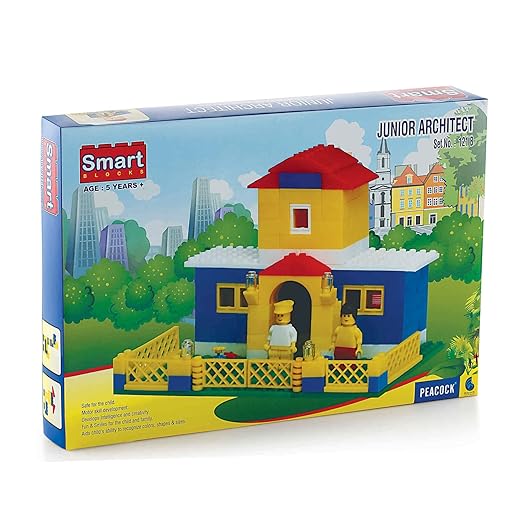 SB Jr. Architect Building Bricks Puzzle Toy | for 3 to 8 Year Old Kids | 233 Interlocking Pieces