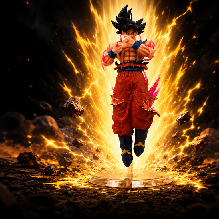 TUI Goku Action Figure Collectible PVC Statue with Display Stand|25 cm