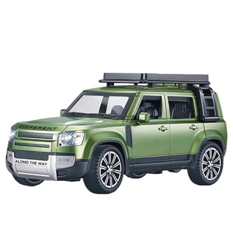 Nino's Off-Road Jeep Toy – Land Rover Defender Replica with Pull Back, Lights & Sound (3+ Years)