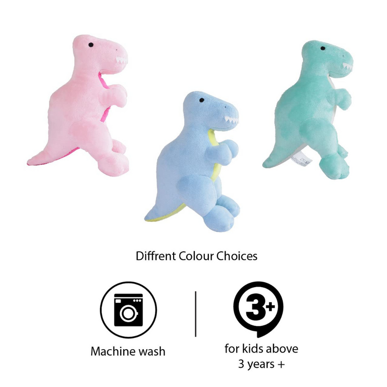 Winmagic- Furrendz Dynamic Dino 10 Inch Plush Toy For Kids 1 Years and Above