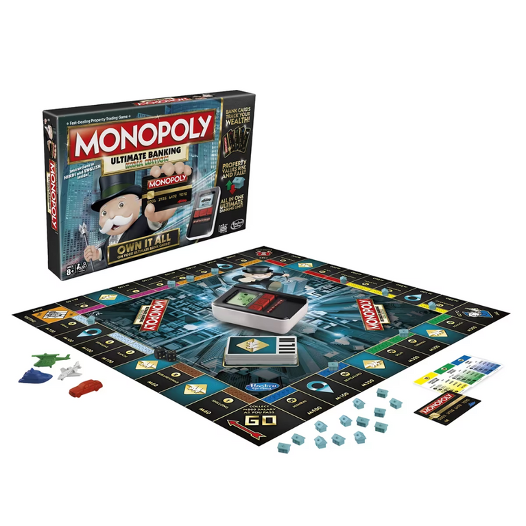Monopoly Game Ultimate Banking Edition, Unisex, 7Y+