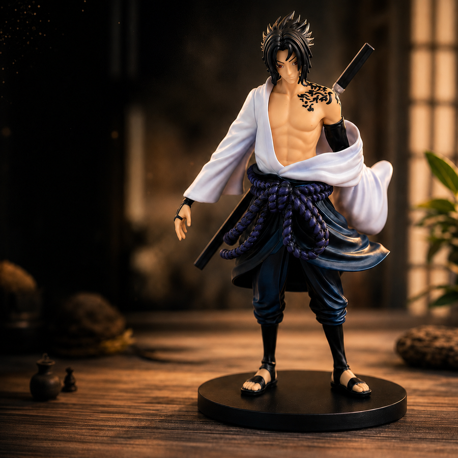 Sasuke Uchiha| PVC Action Figure Collectible Statue with Display Base| 18 cm