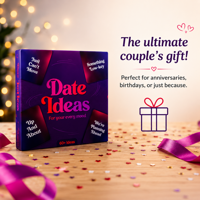 Date Ideas Card Game for Couples – 60+ Fun, Romantic & Creative Date Night Activities