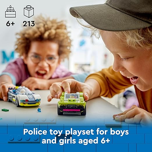 LEGO City Police Car and Muscle Car Chase Set (213 Pieces)