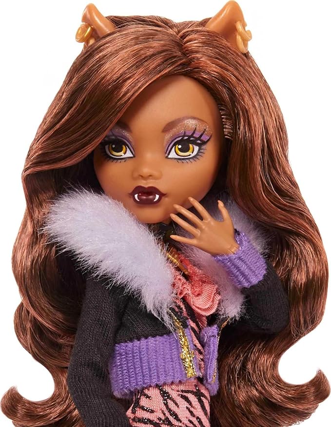 Monster High Clawdeen Wolf Reproduction Doll Wearing Original Fashion
