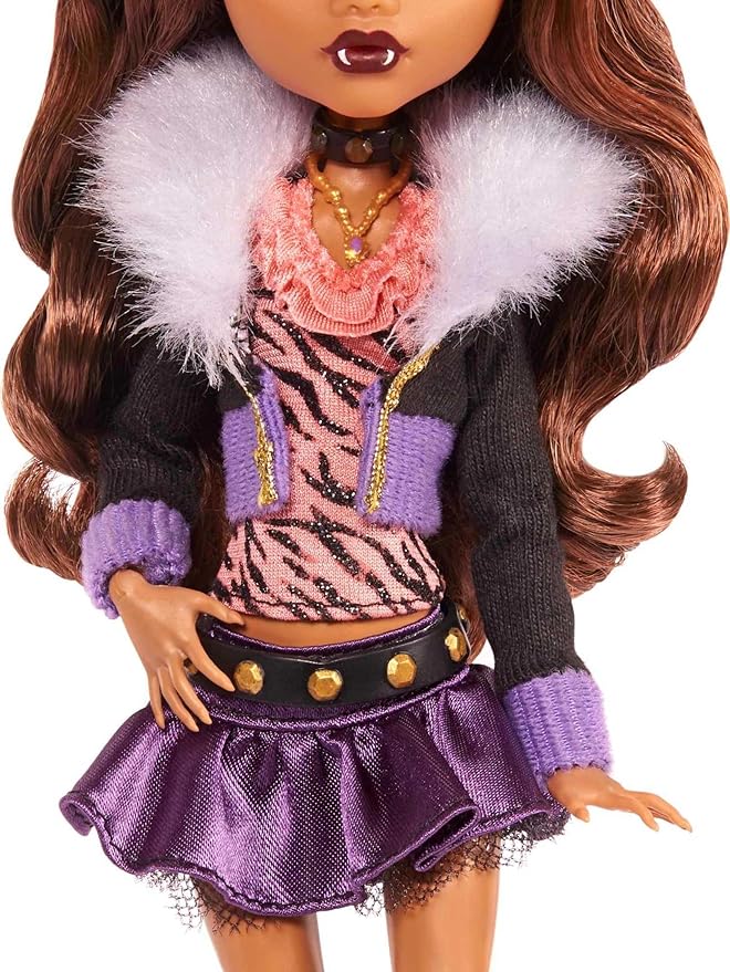 Monster High Clawdeen Wolf Reproduction Doll Wearing Original Fashion