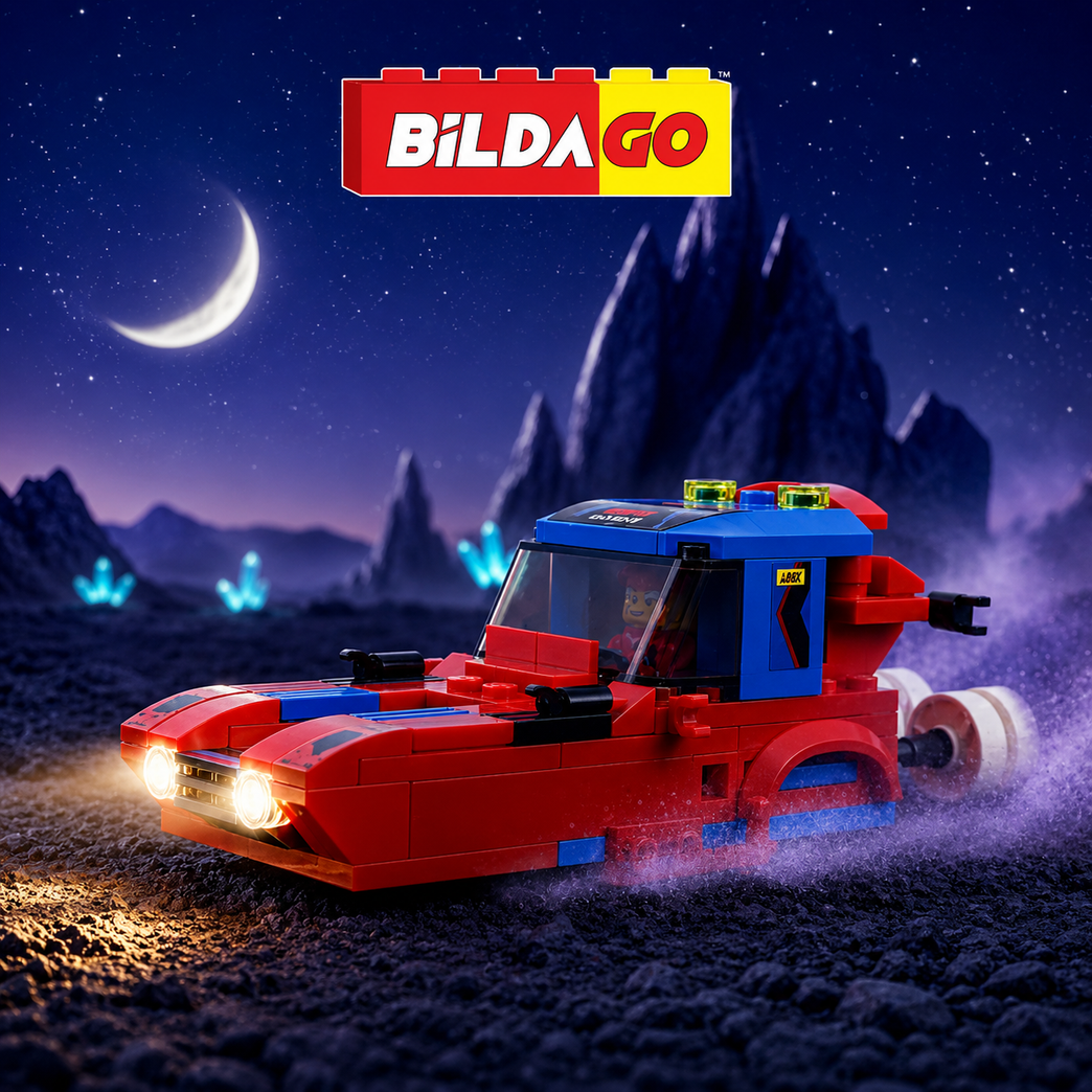 Bildago 3 in 1 X Terrain Geo Rover Sports Car 136 Pieces - SP13425
