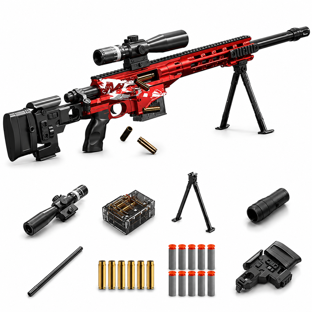 Foam Dart Blaster MSR Sniper Gun Toy