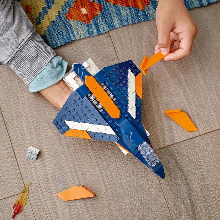 LEGO Creator 3in1 Supersonic Jet 31126 Building Kit (215 Pieces)