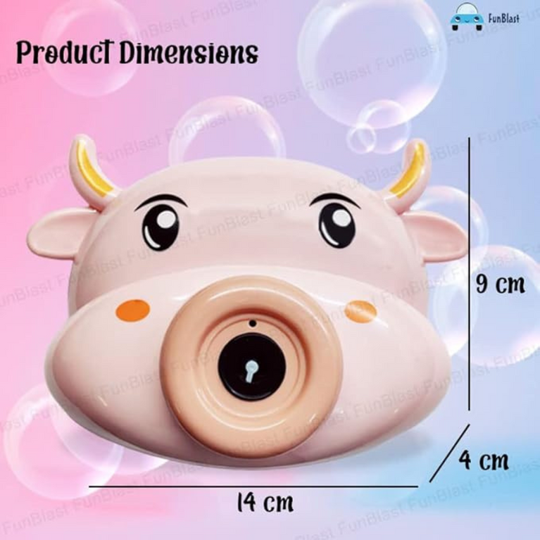 NINOS Bubble Camera Toy for Kids – Portable Bubble Maker & Blower Gun