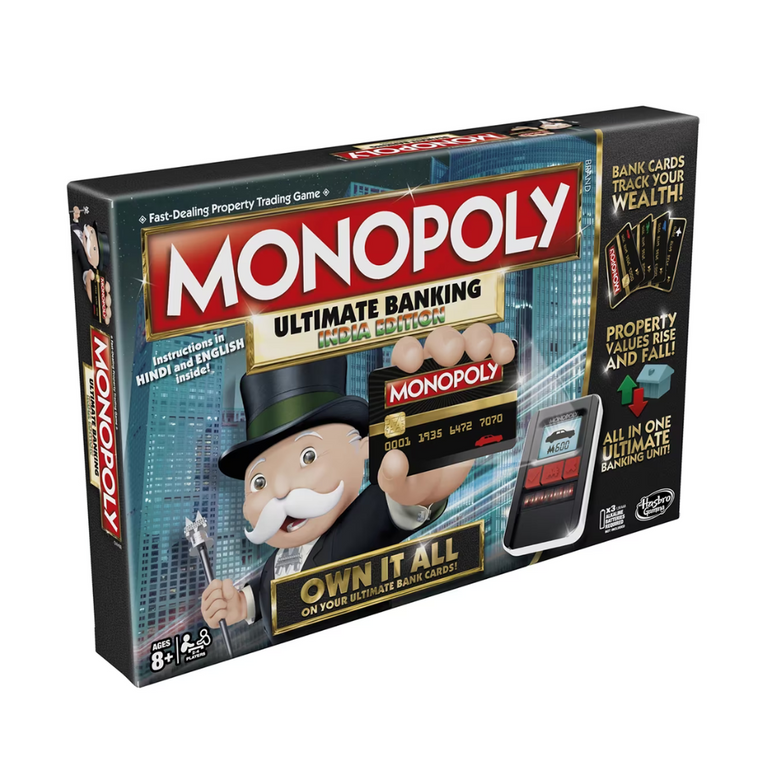 Monopoly Game Ultimate Banking Edition, Unisex, 7Y+