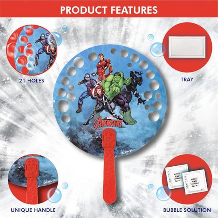 Bubble Magic FanBubs Marvel Avengers Theme For Kids 3 Years and Above