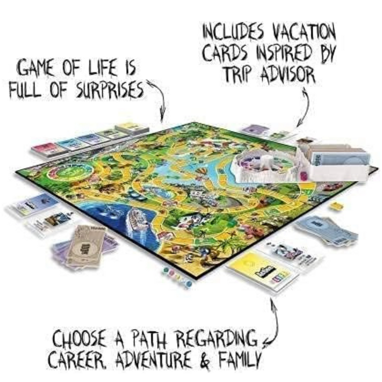 The Game of Life – Family Board Game for Kids & Adults (2-4 Players, Ages 8+)