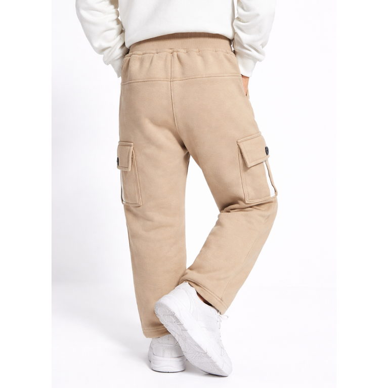 Kids' JD Active Winter Cargo Pants | Fleece-Insulated Sport Joggers