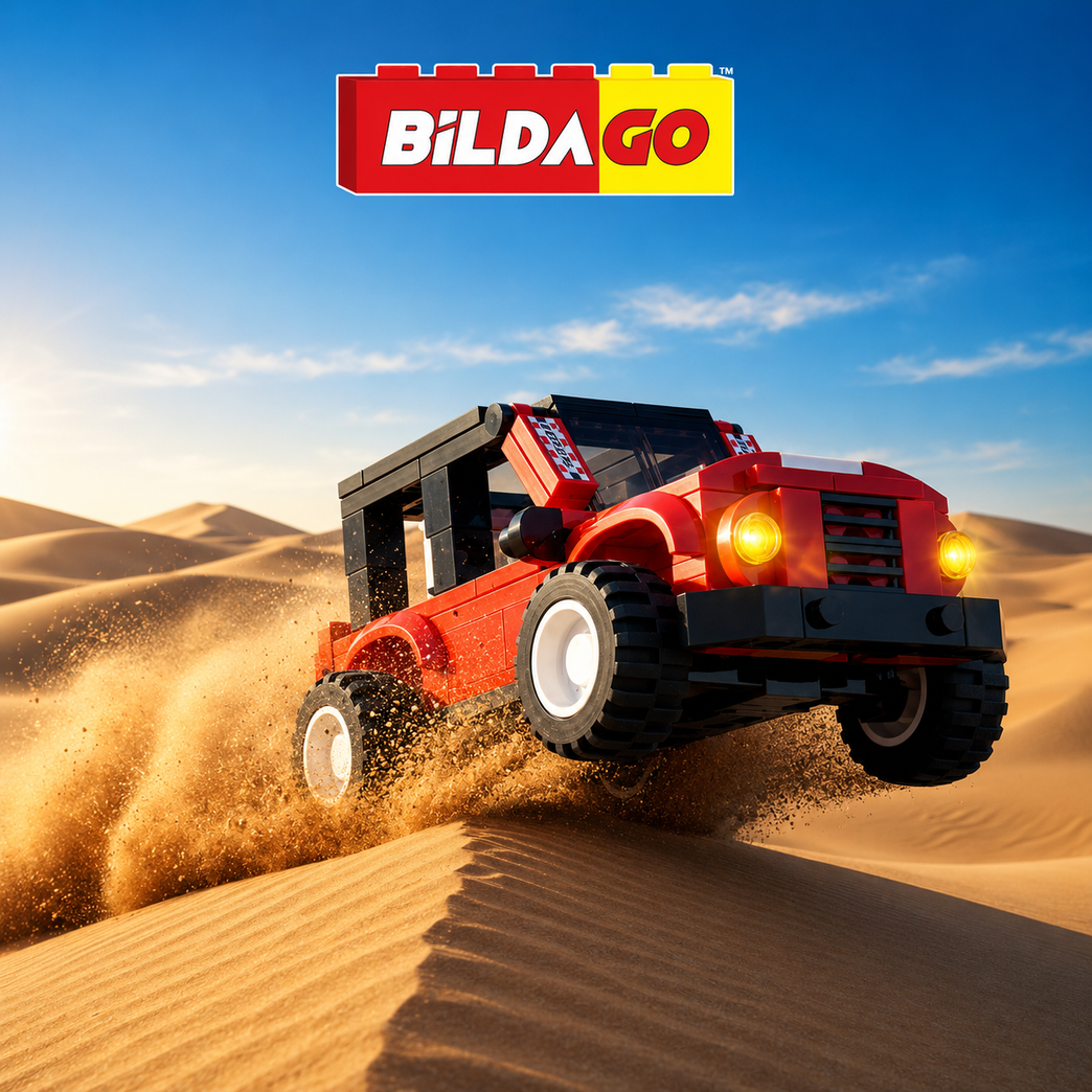 Bildago 3 in 1 Terrain Dune Sports Car 138 Pieces - SP13422