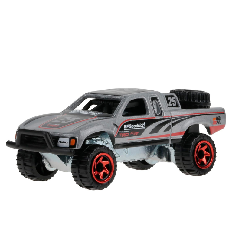 Toyota Off-Road Racing Pickup Truck Die-Cast Toy Car – Silver Series (Rig Storm Model)