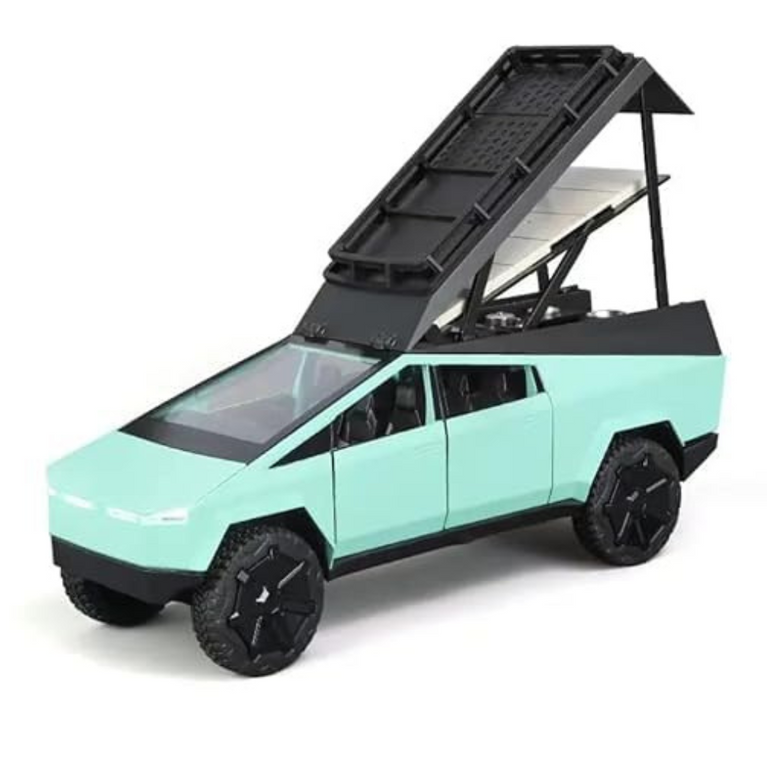 Nino's Tesla Cybertruck 1:24 Diecast Car with Lights & Sound
