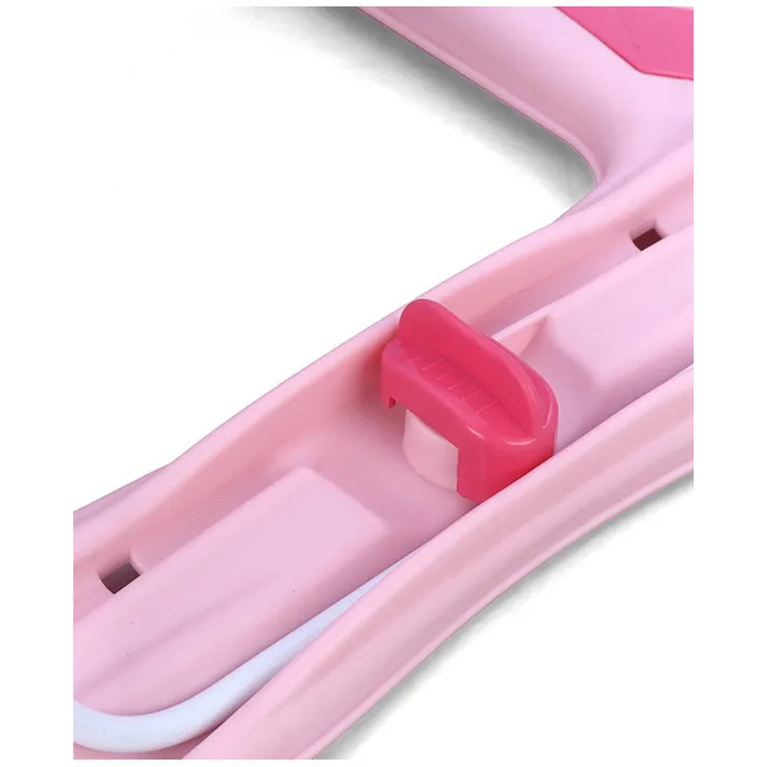 Baby Bather With Toys - Pink| Reclining Seat| Spacious| Anti Skid Base| Head Support| Compact Fold| Travel Friendly| Washable Cover| Newborn| Boys & Girls