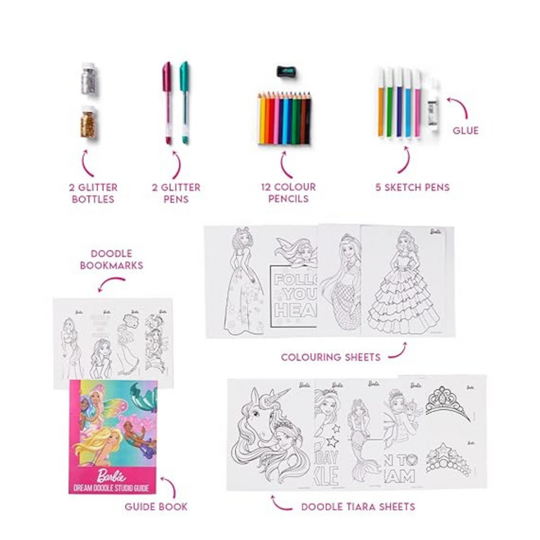 Barbie Dream Doodle Studio - Doodle Activity Kit for Kids Age 7 Years & Above