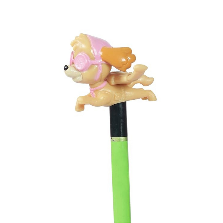 Winmagic-Paw Patrol Pencil Toppers Blister 5 (S1) - Chase, Rocky, Ryder, Rubble, Skye