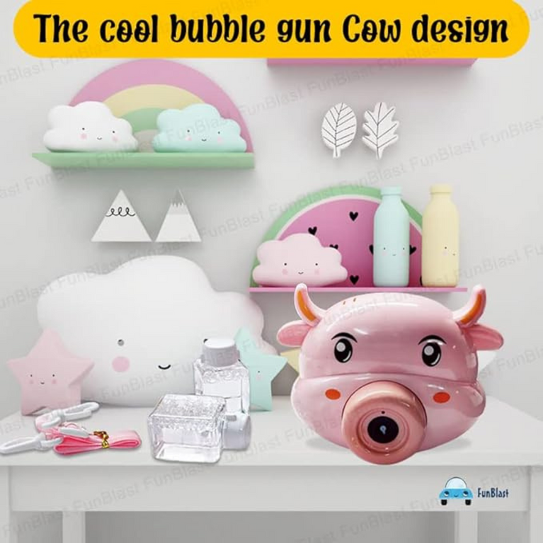NINOS Bubble Camera Toy for Kids – Portable Bubble Maker & Blower Gun