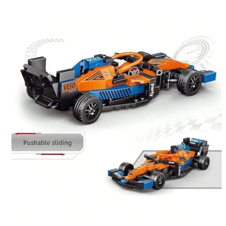Speed Champions Racing Car Building Blocks Toy Car Collectible Model Cars DIY Building Kit for Kids