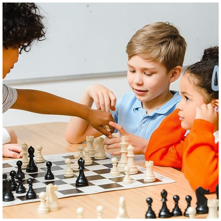 Ankit Toys & Games Black & White Chess Set for Kids & Adults Age 6+