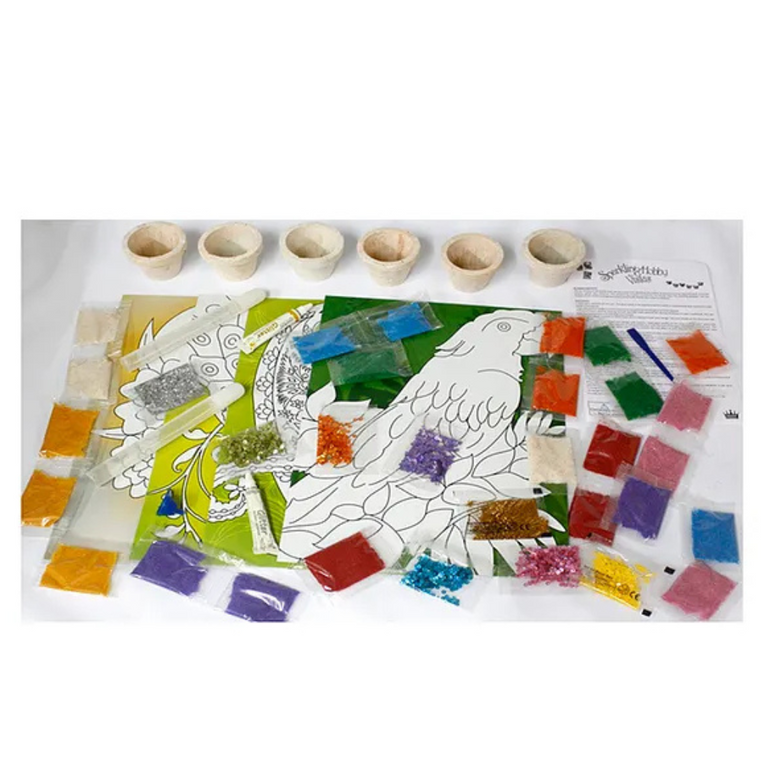 Toy Kraft Sparkling Hobby Vistas Sand Art Activity Kit - Multicolour