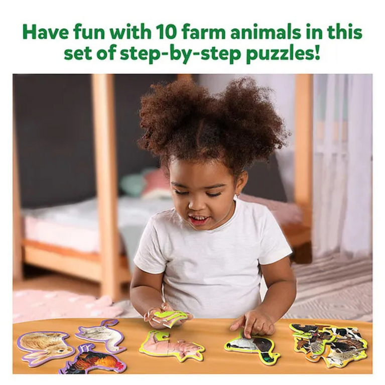 Skillmatics Step by Step Puzzle Farm Animal Jigsaw Puzzle - 40 Pieces