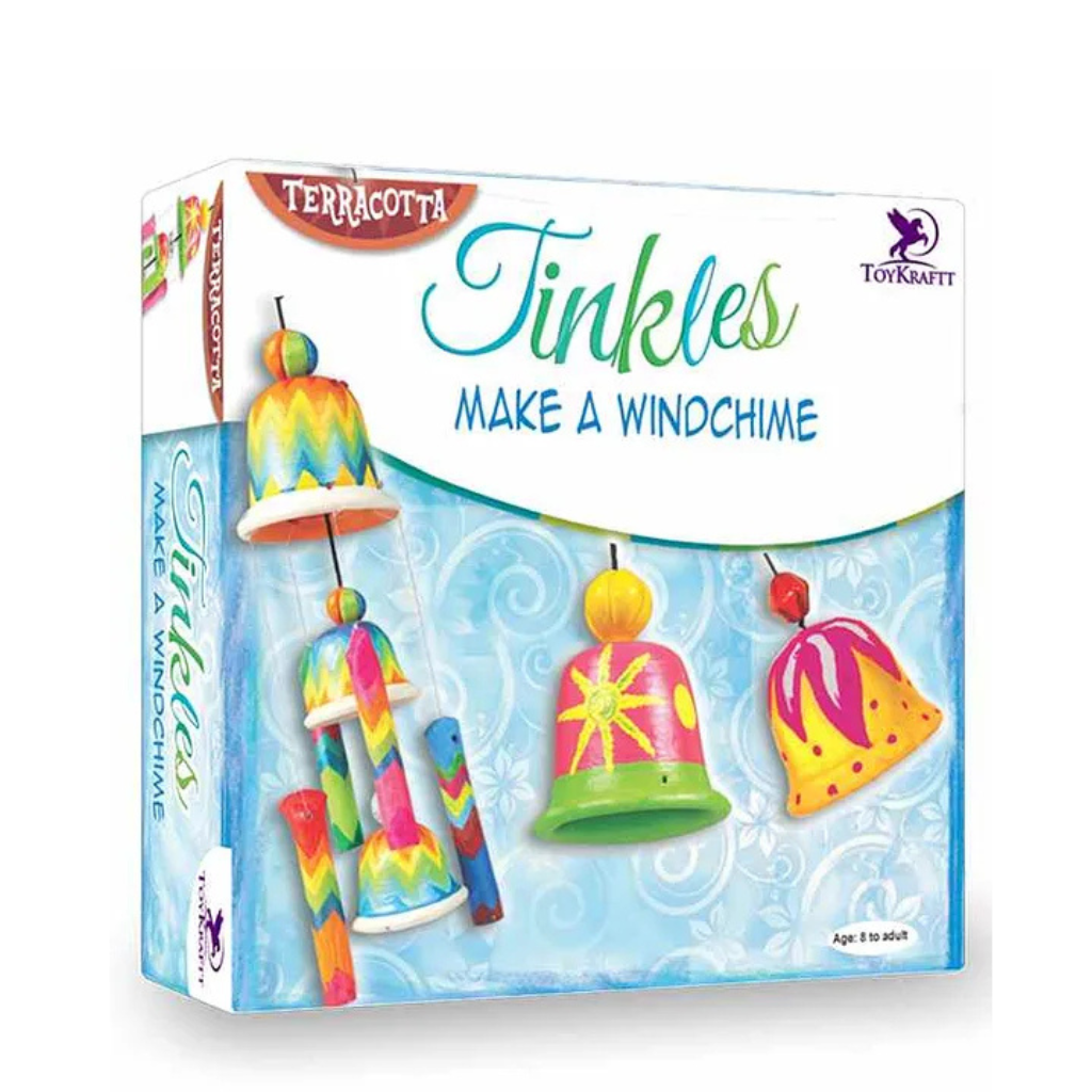 Toy Kraft Terracotta Tinkles Make A Windchime Kit - Multicolour