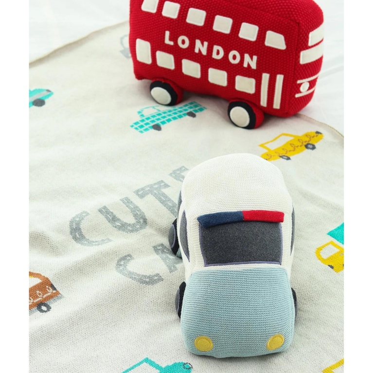 PLUCHI-BABY BLANKET CUTE CARS