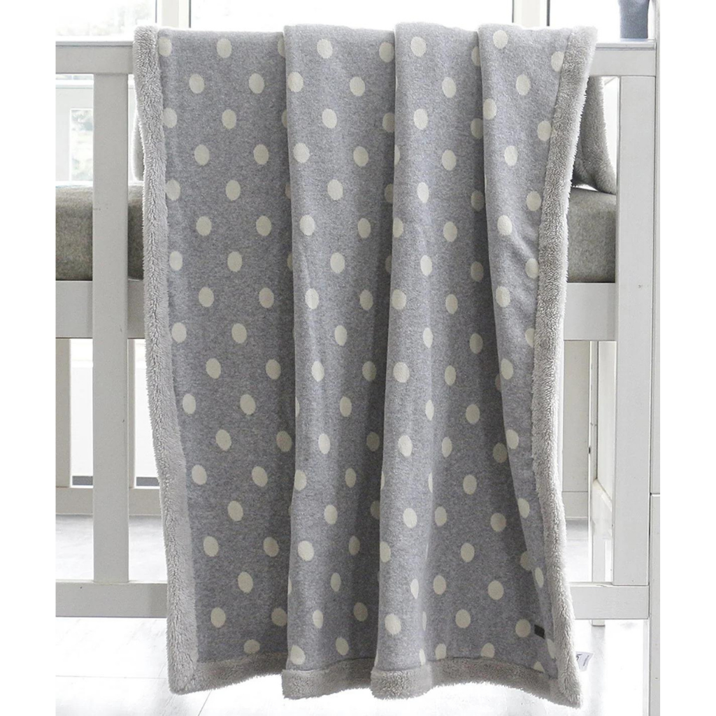 PLUCHI-BABY BLANKET DOTS PRINT