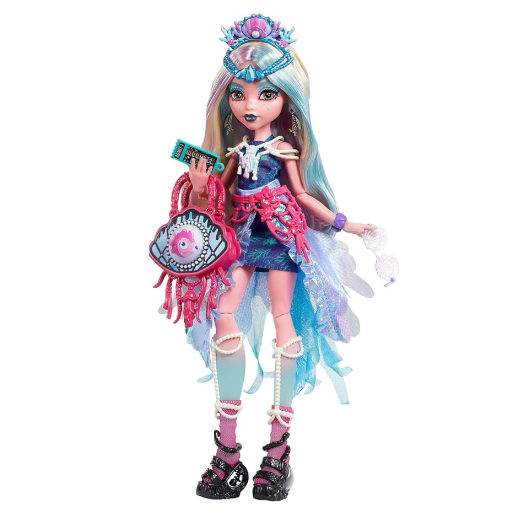 Barbie Monster High „Lagoona Blue Doll with Glam Monster Festival”