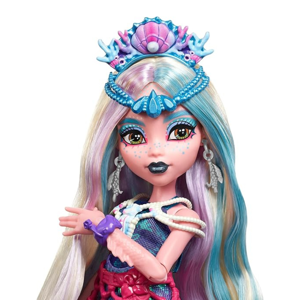 Barbie Monster High „Lagoona Blue Doll with Glam Monster Festival”