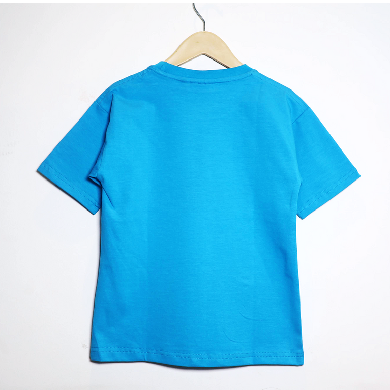BOSS- Kids Cotton Knit Half Sleeves Crew Neck T-Shirt with BOSS Text Print , 2-11 years